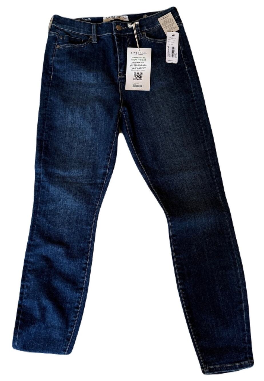 Liverpool Los Angeles Abby High Rise Ankle Skinny Jeans - sz 6/28 NWT